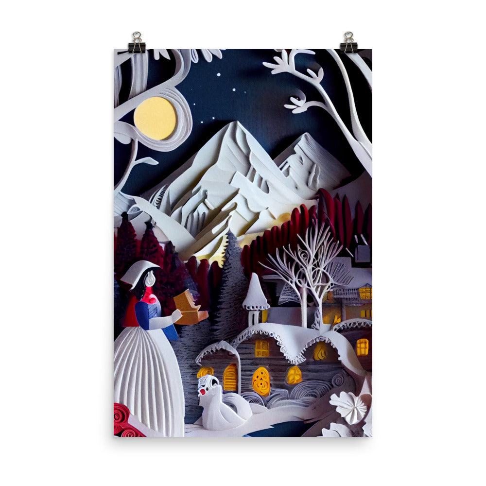 Enhanced Matte Paper Poster - Paper Art