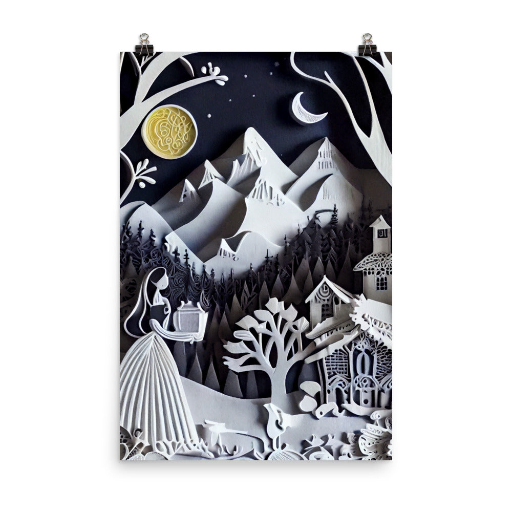 Enhanced Matte Paper Poster - Paper Art