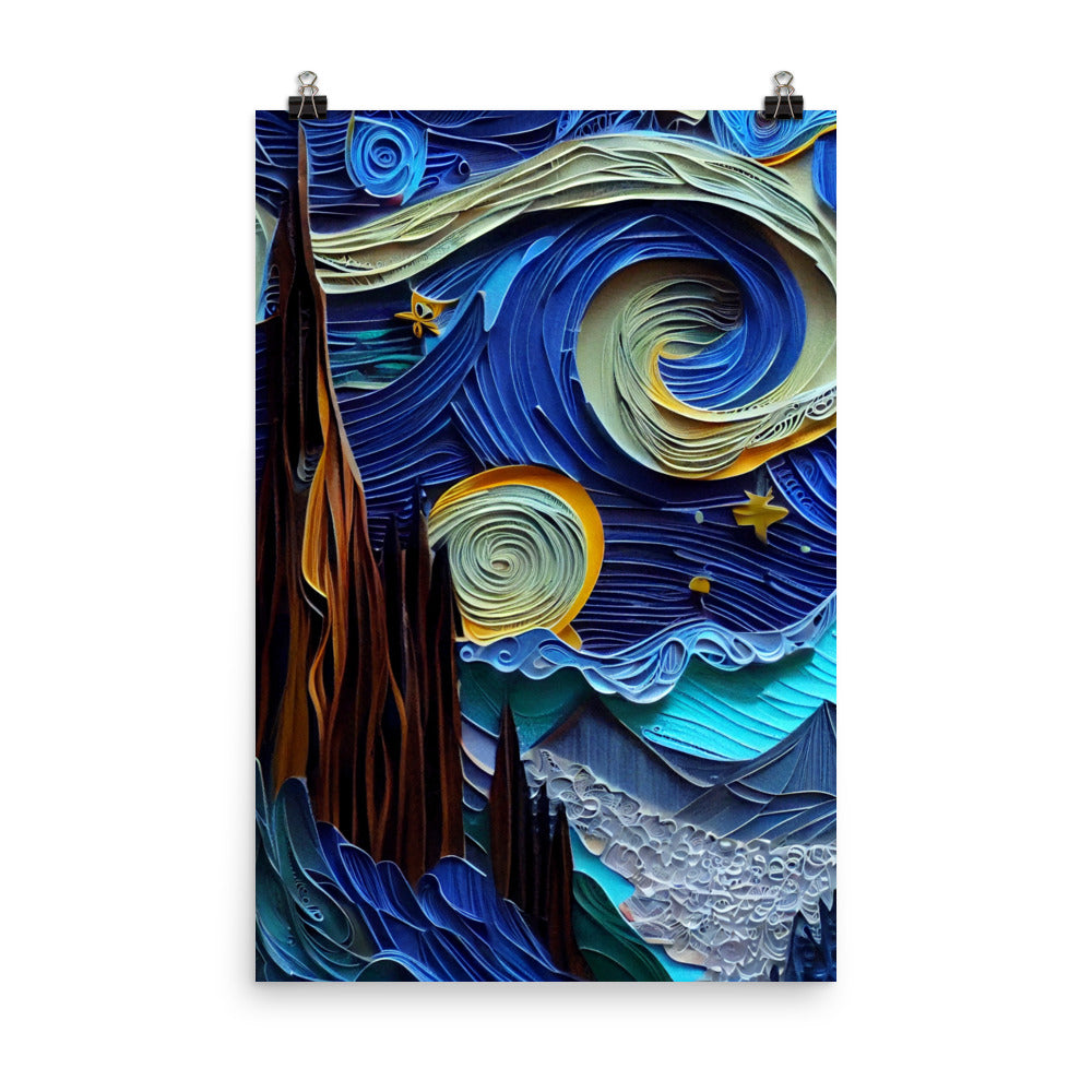 Enhanced Matte Paper Poster - Paper Art