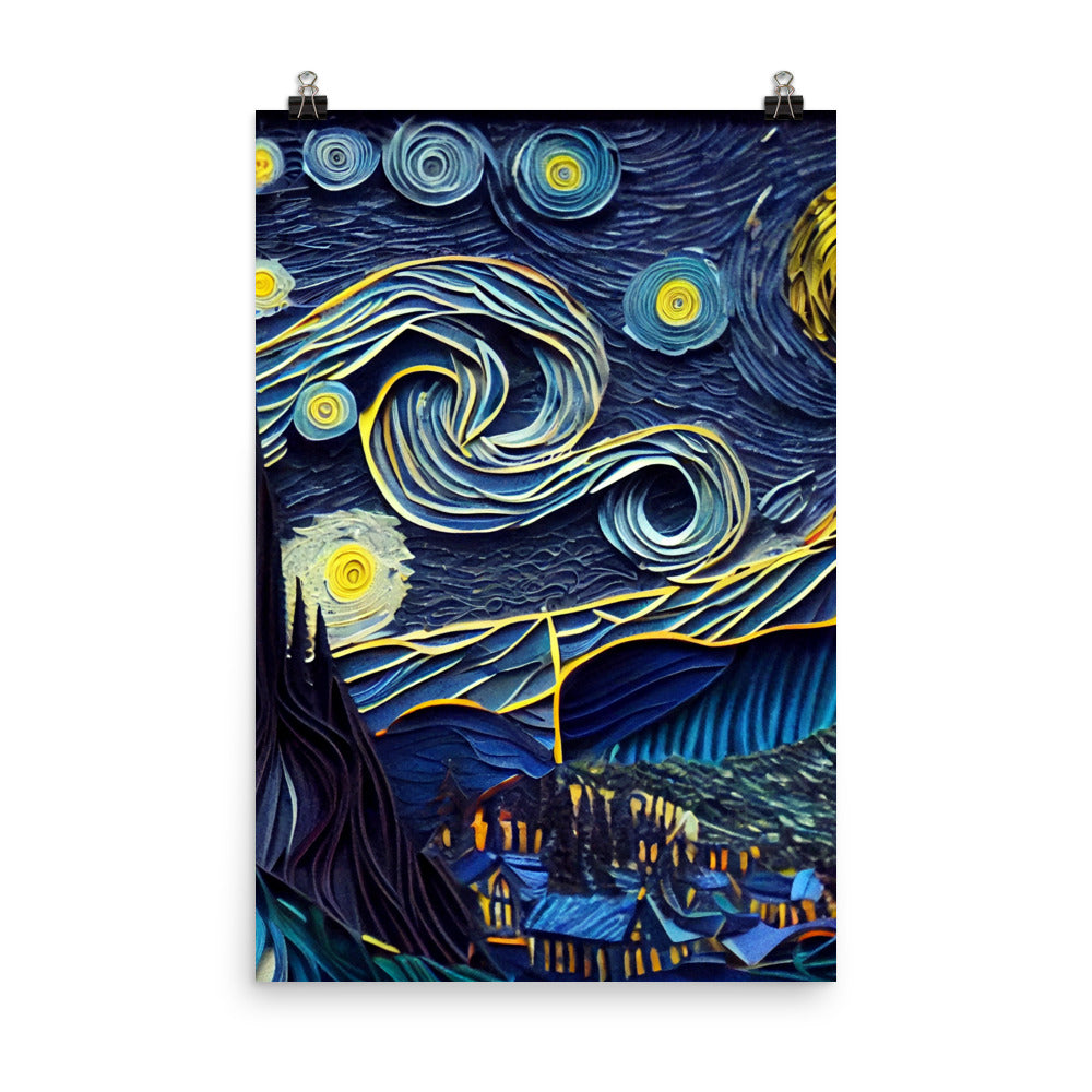 Enhanced Matte Paper Poster - Paper Art