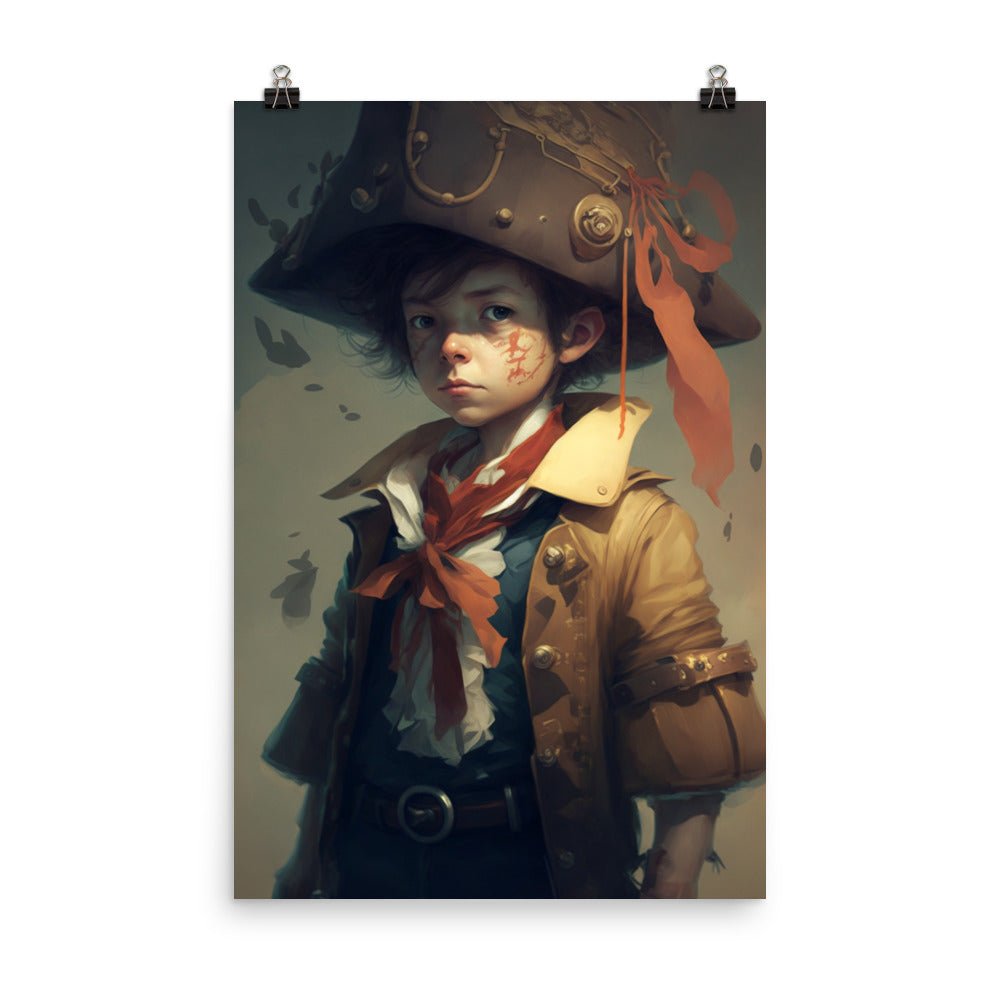 Enhanced Matte Paper Poster - Pirate Boy