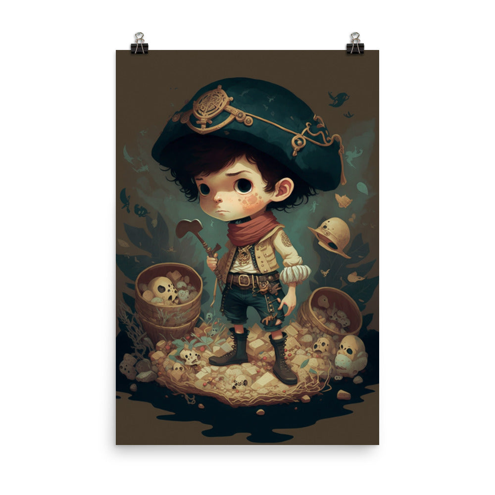 Enhanced Matte Paper Poster - Pirate Boy