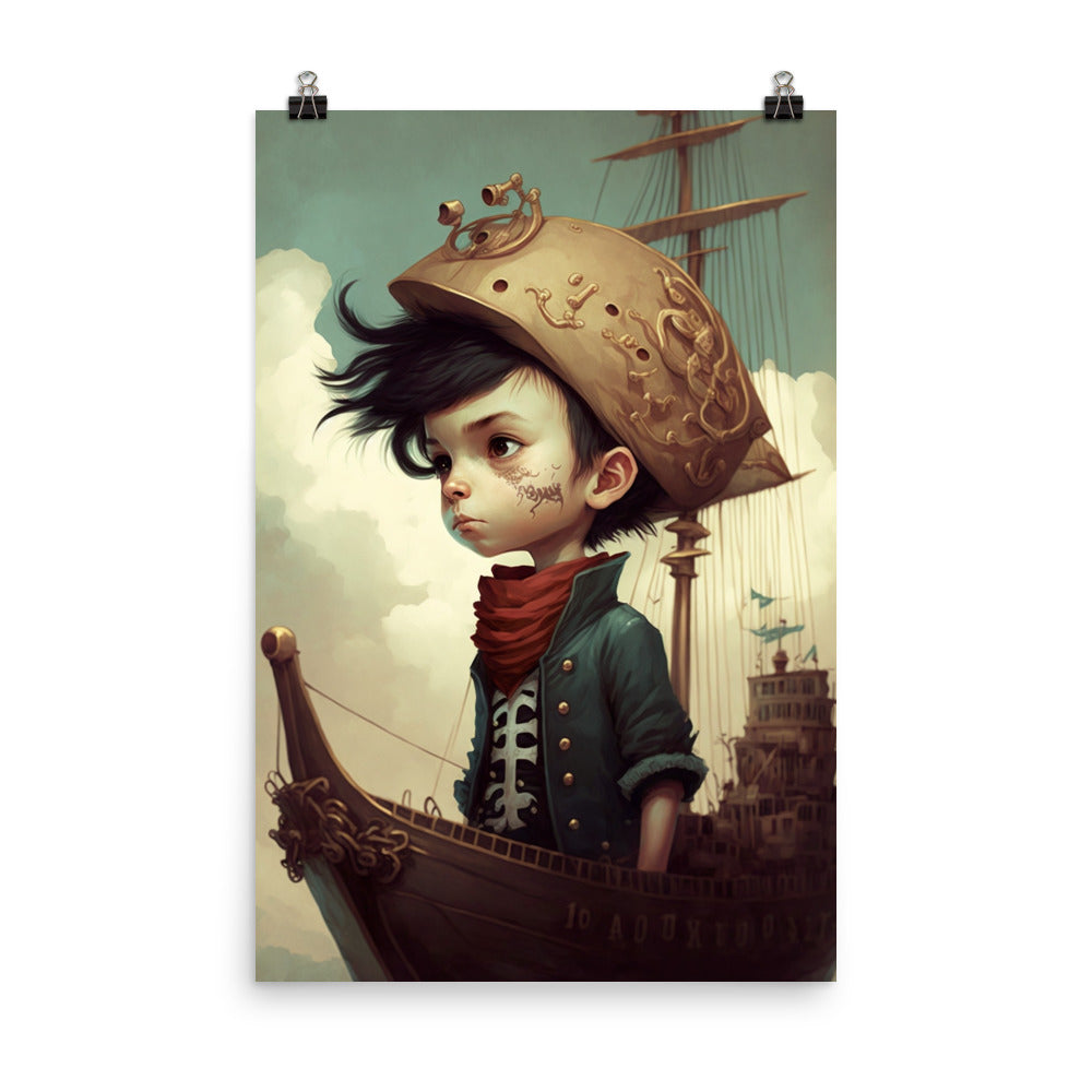 Enhanced Matte Paper Poster - Pirate Boy