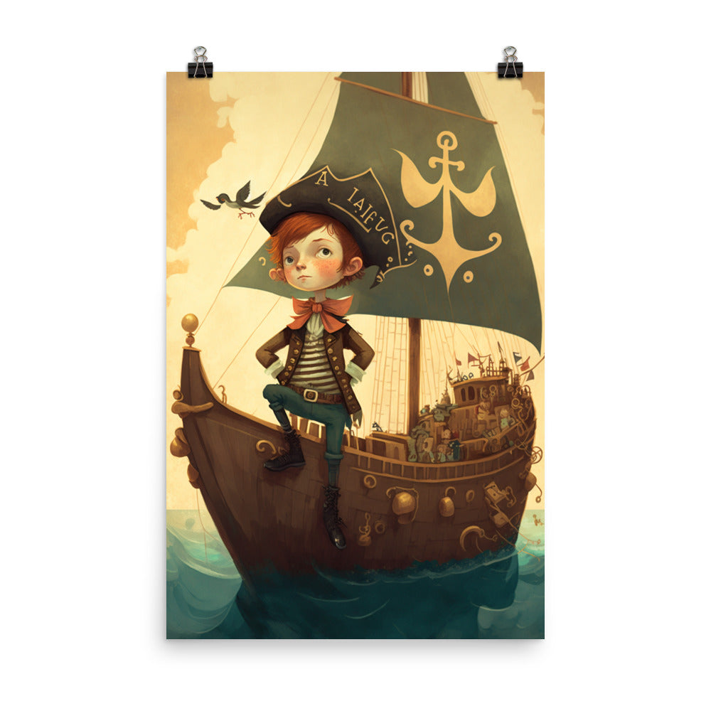 Enhanced Matte Paper Poster - Pirate Boy