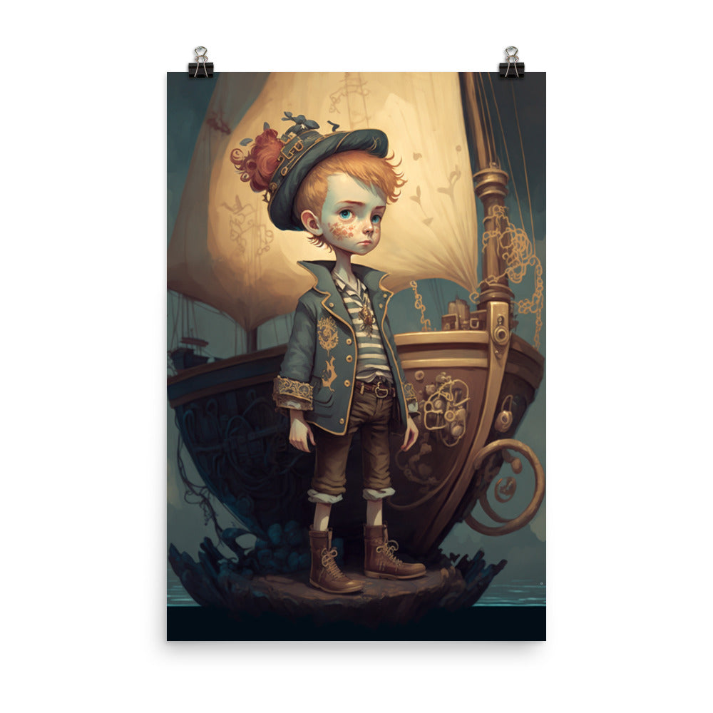 Enhanced Matte Paper Poster - Pirate Boy