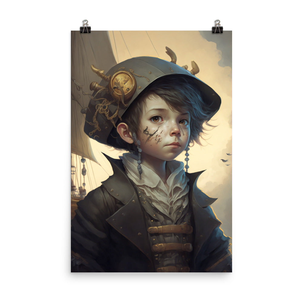 Enhanced Matte Paper Poster - Pirate Boy