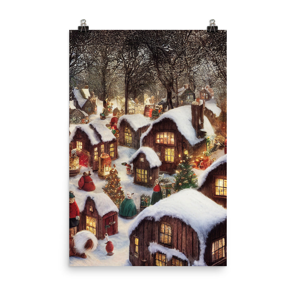 Enhanced Matte Paper Poster - Christmas
