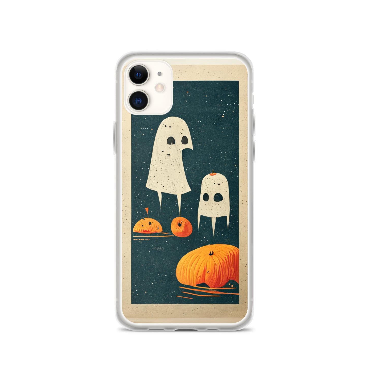 iPhone Case - Halloween Ghosts and Pumpkins