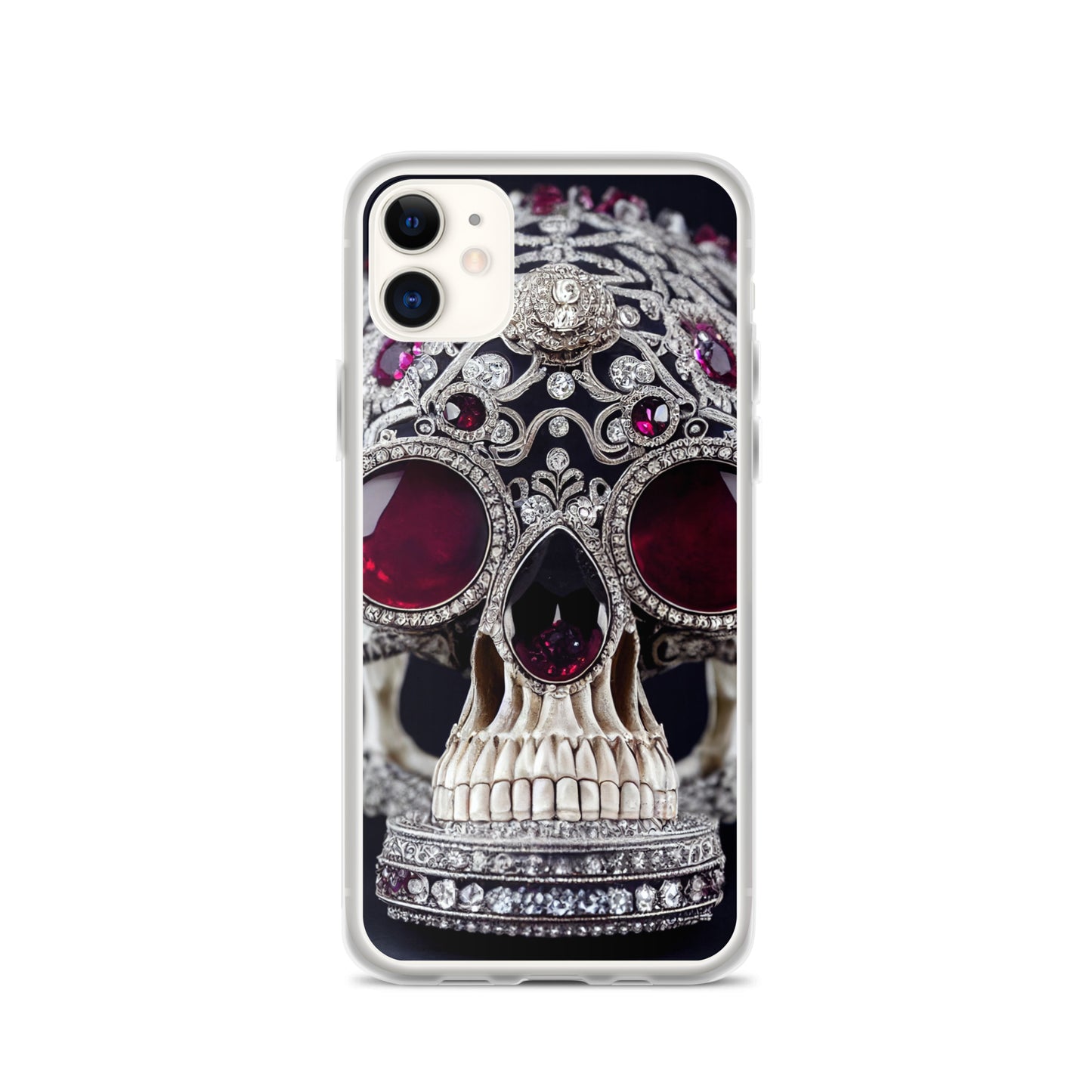 iPhone Case - Diamond and Ruby Skull