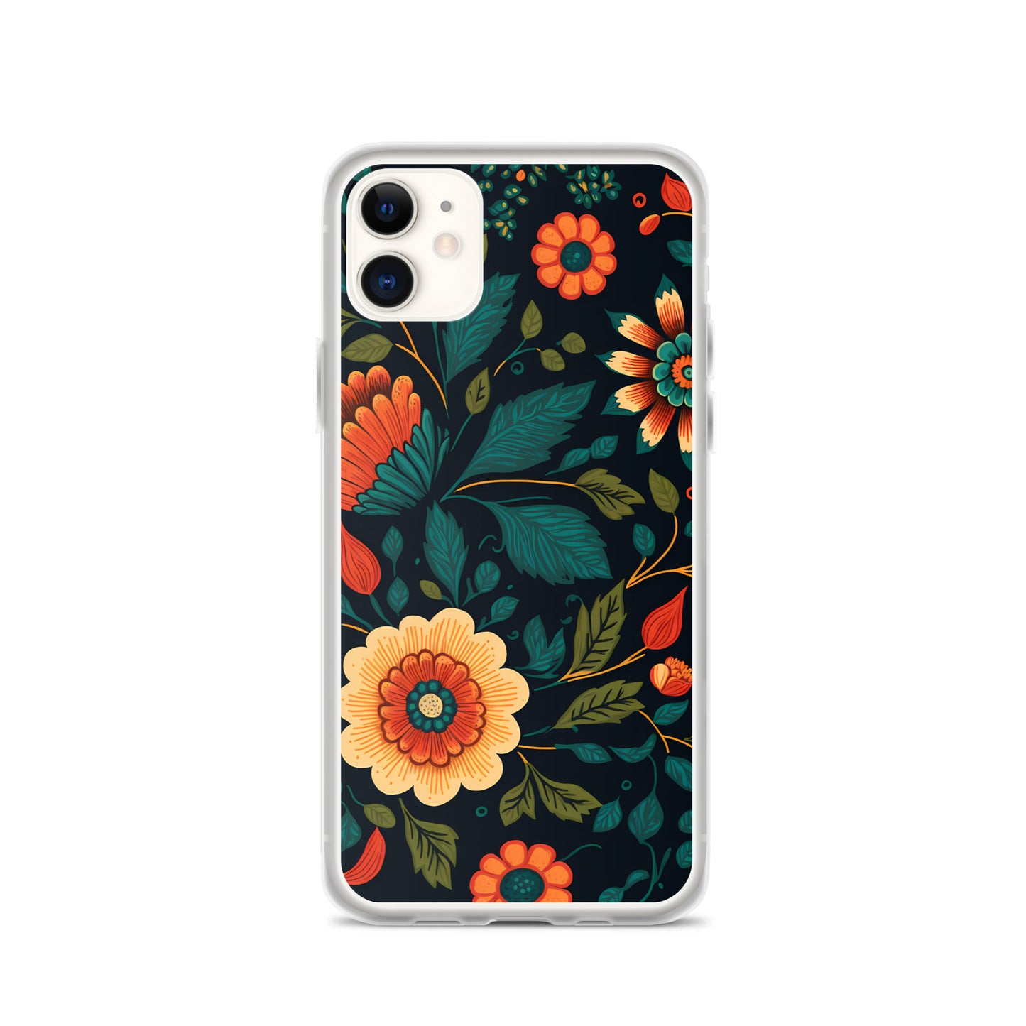iPhone Case - Orange Florals