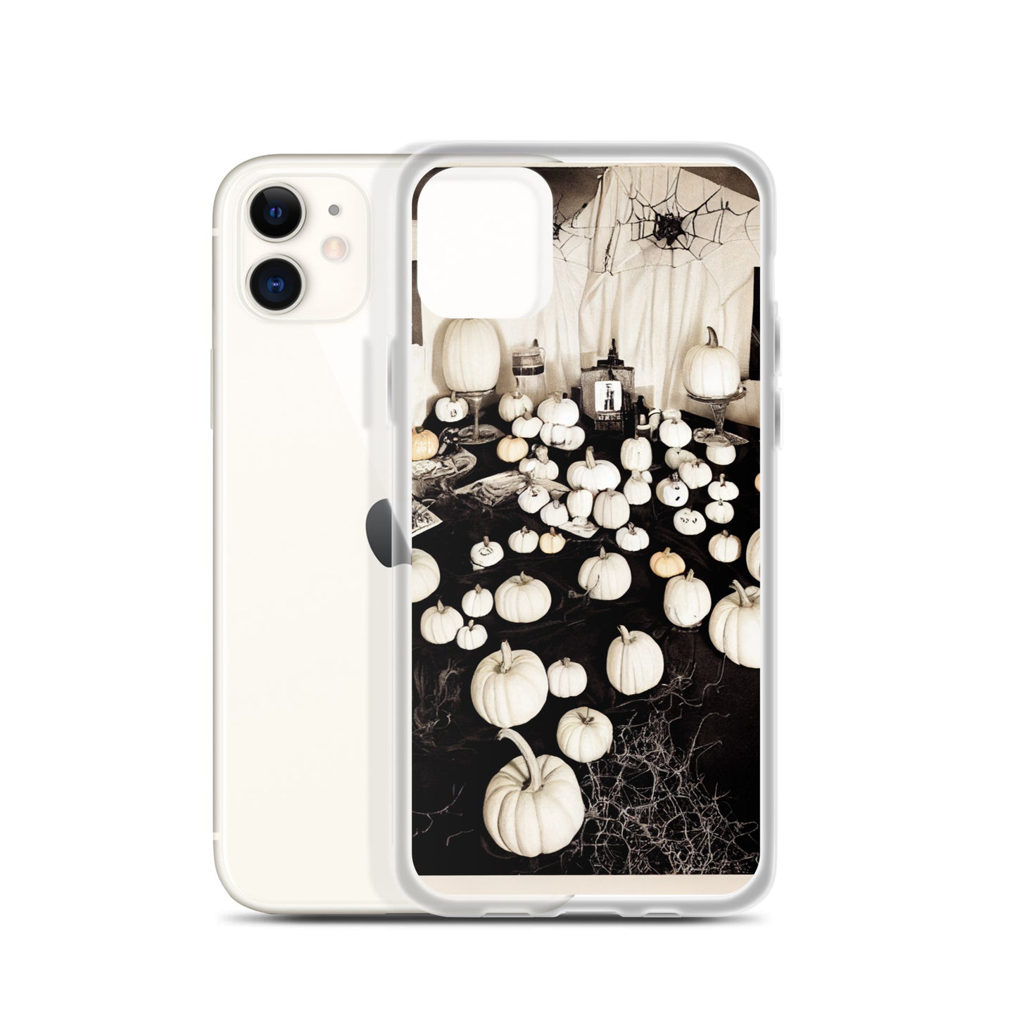 iPhone Case - Halloween White Pumpkins