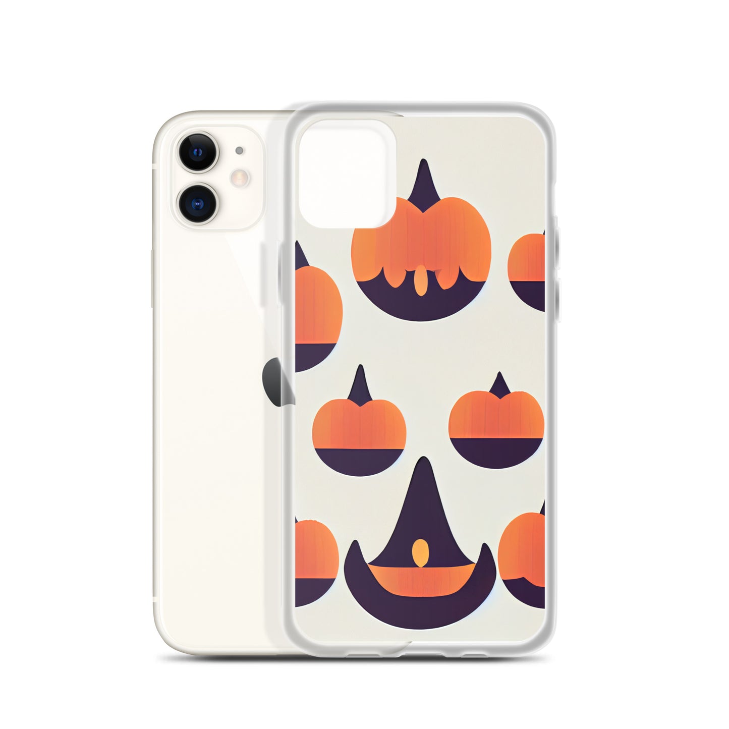 iPhone Case - Halloween Pumpkins and Witch Hats