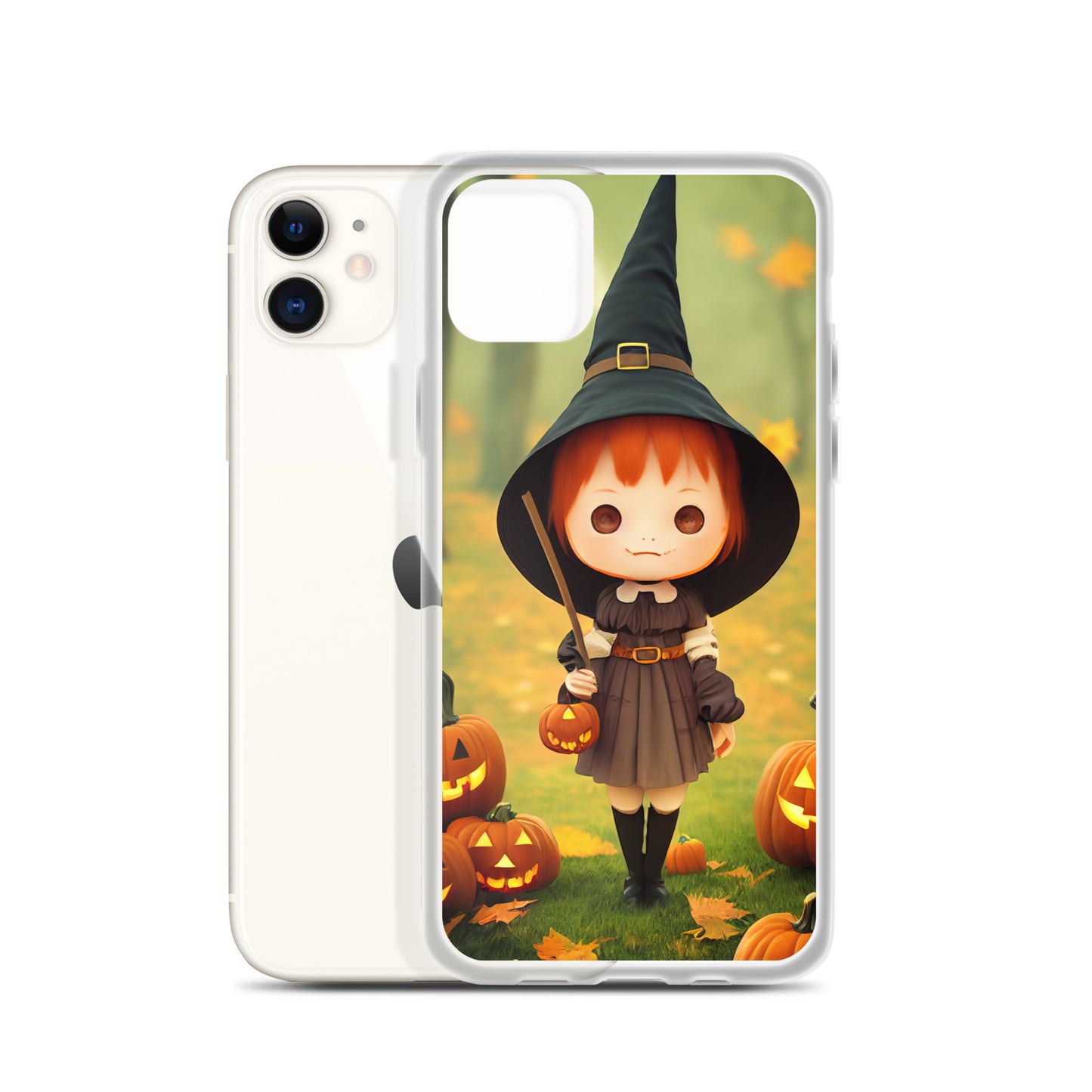 iPhone Case - Red Head Halloween Witch Girl