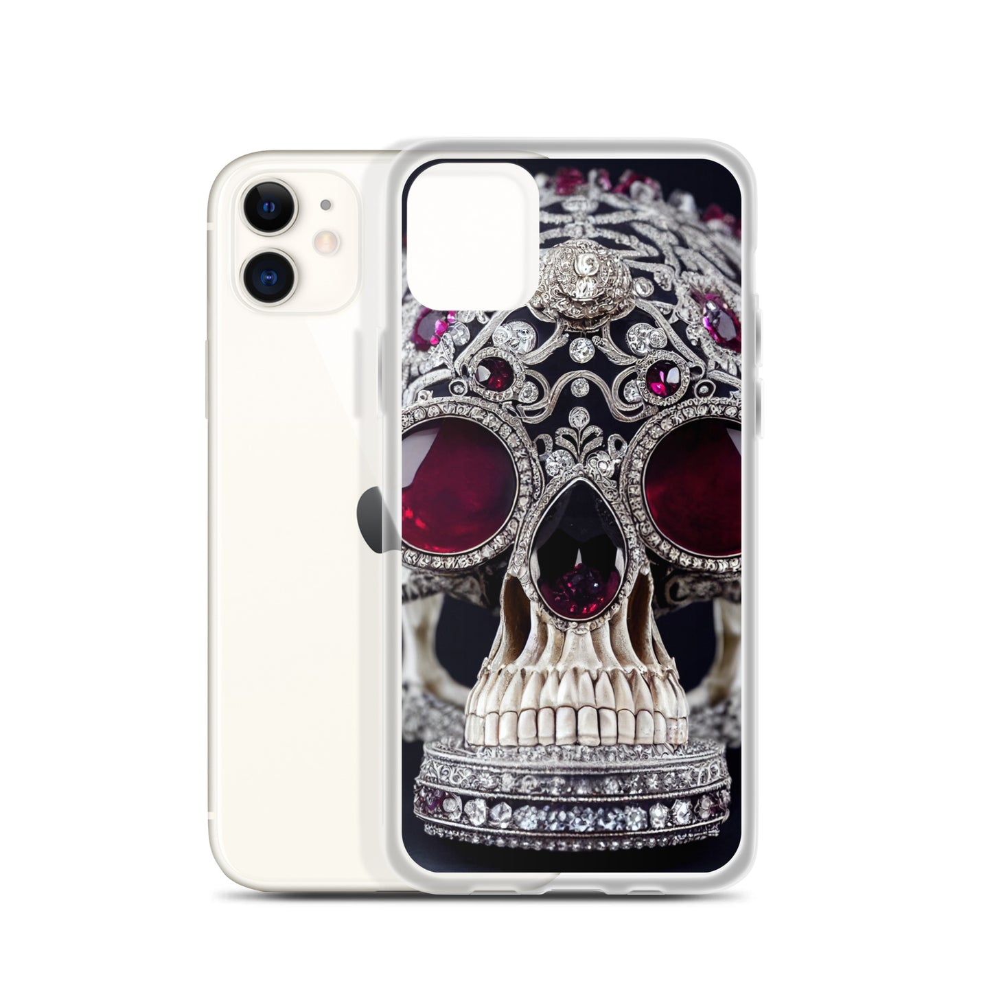 iPhone Case - Diamond and Ruby Skull