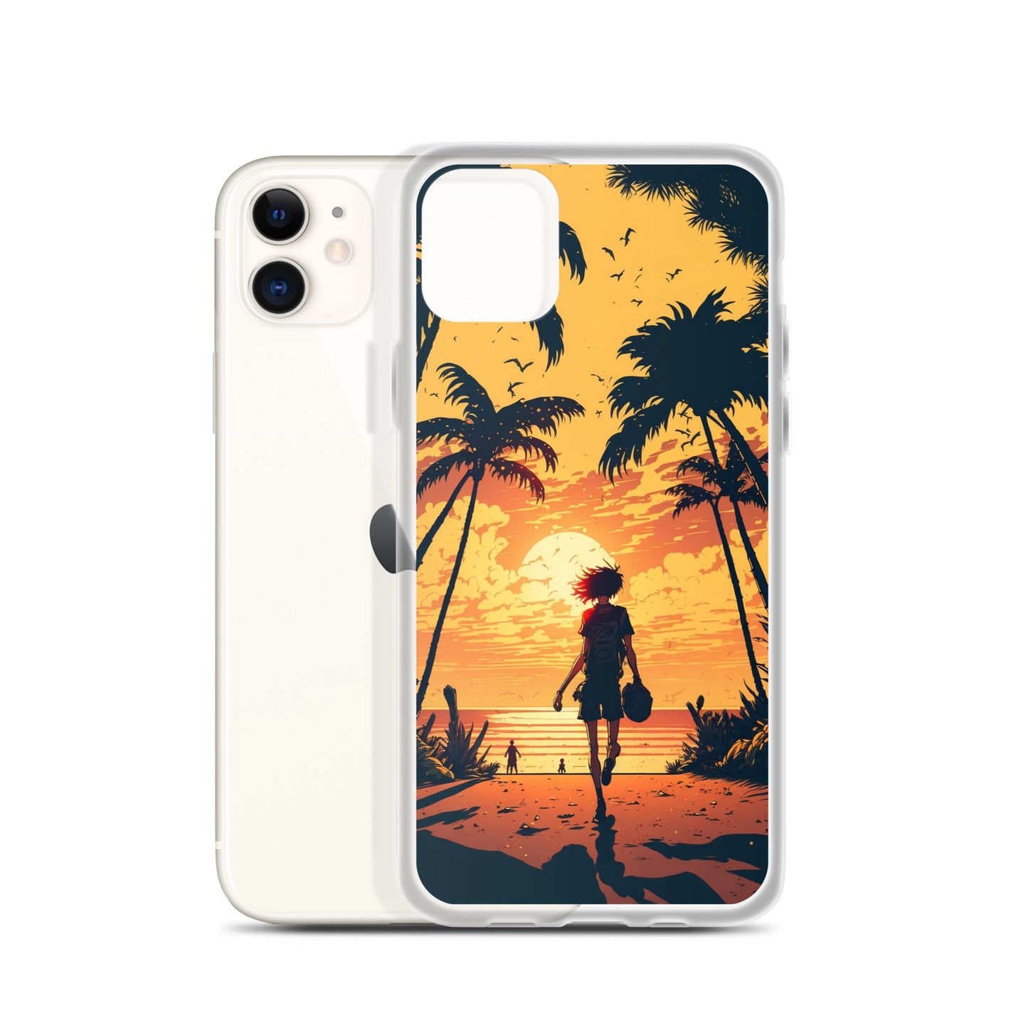 iPhone Case - Sunset Beachgoer