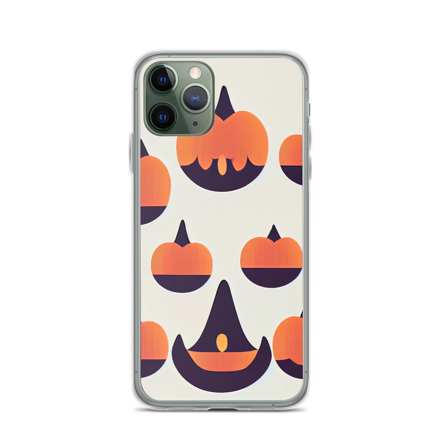 iPhone Case - Halloween Pumpkins and Witch Hats