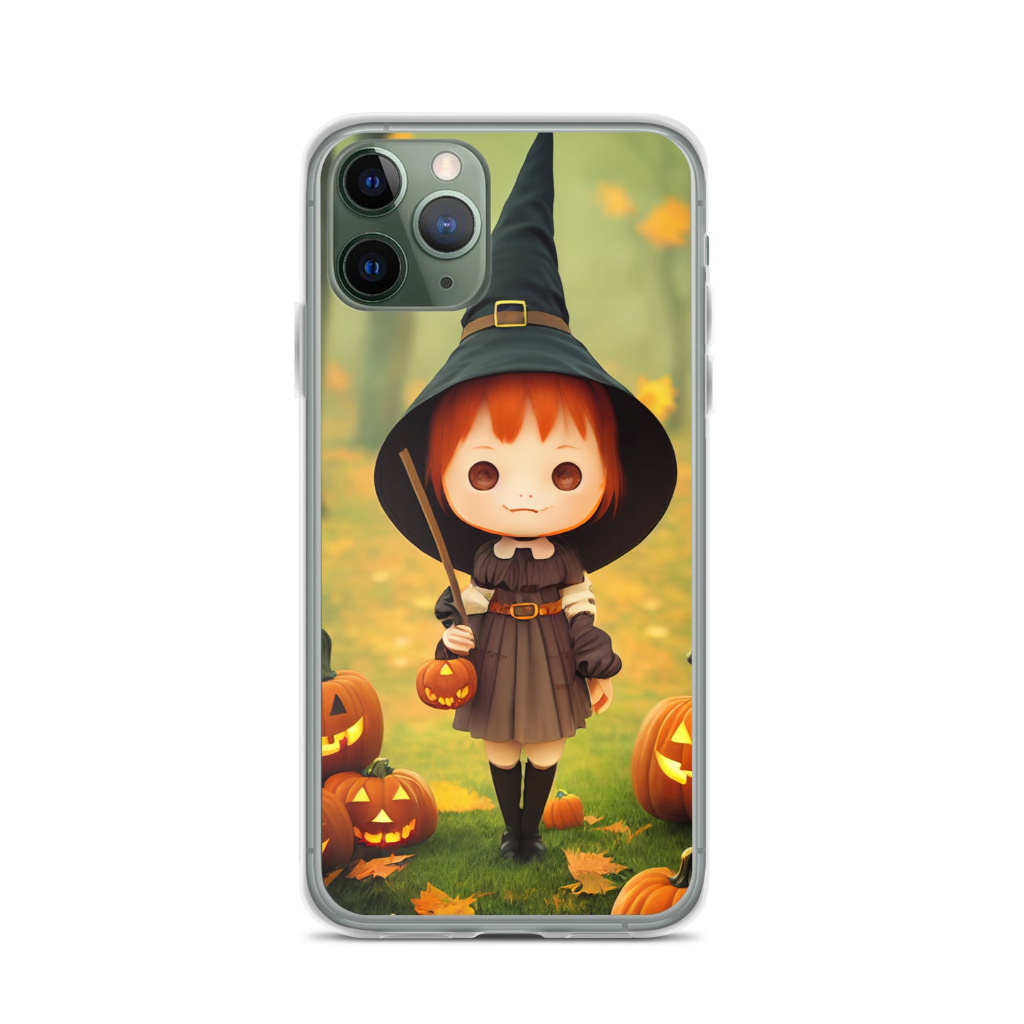 iPhone Case - Red Head Halloween Witch Girl