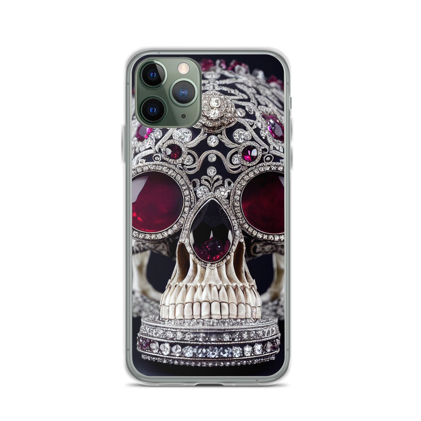iPhone Case - Diamond and Ruby Skull