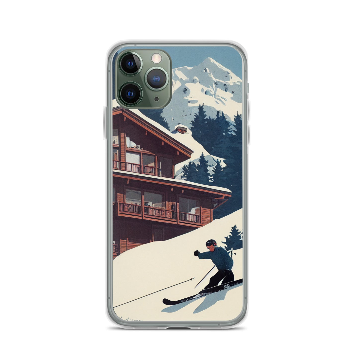 iPhone Case - Vintage Adverts - Ski Chalet