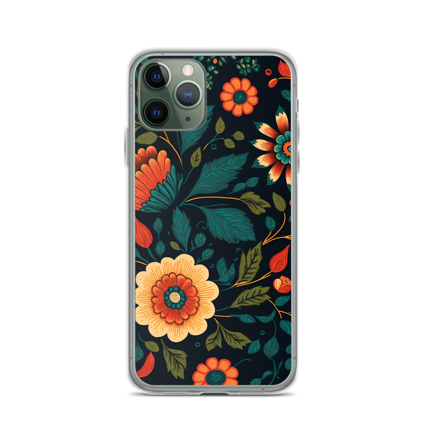 iPhone Case - Orange Florals