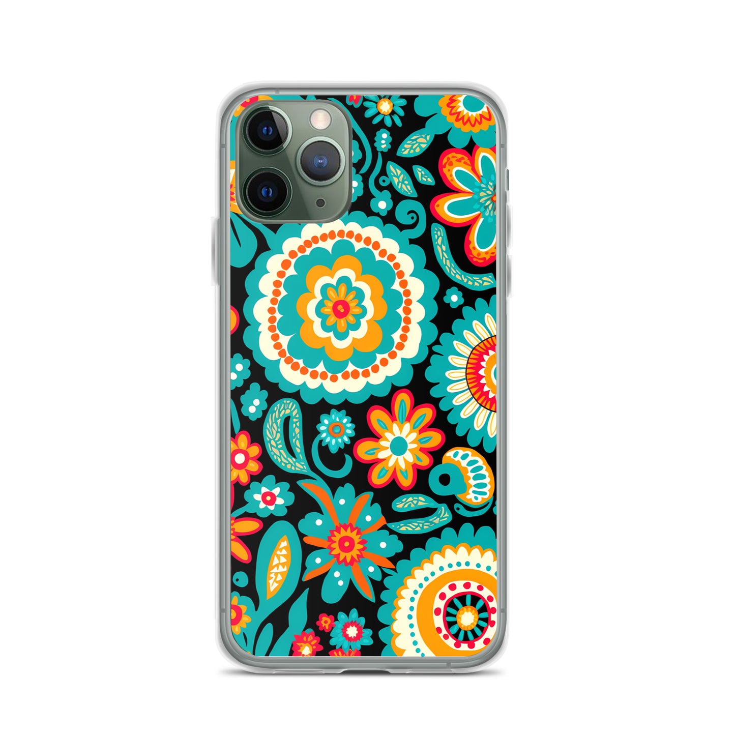 iPhone Case - Turquoise Floral