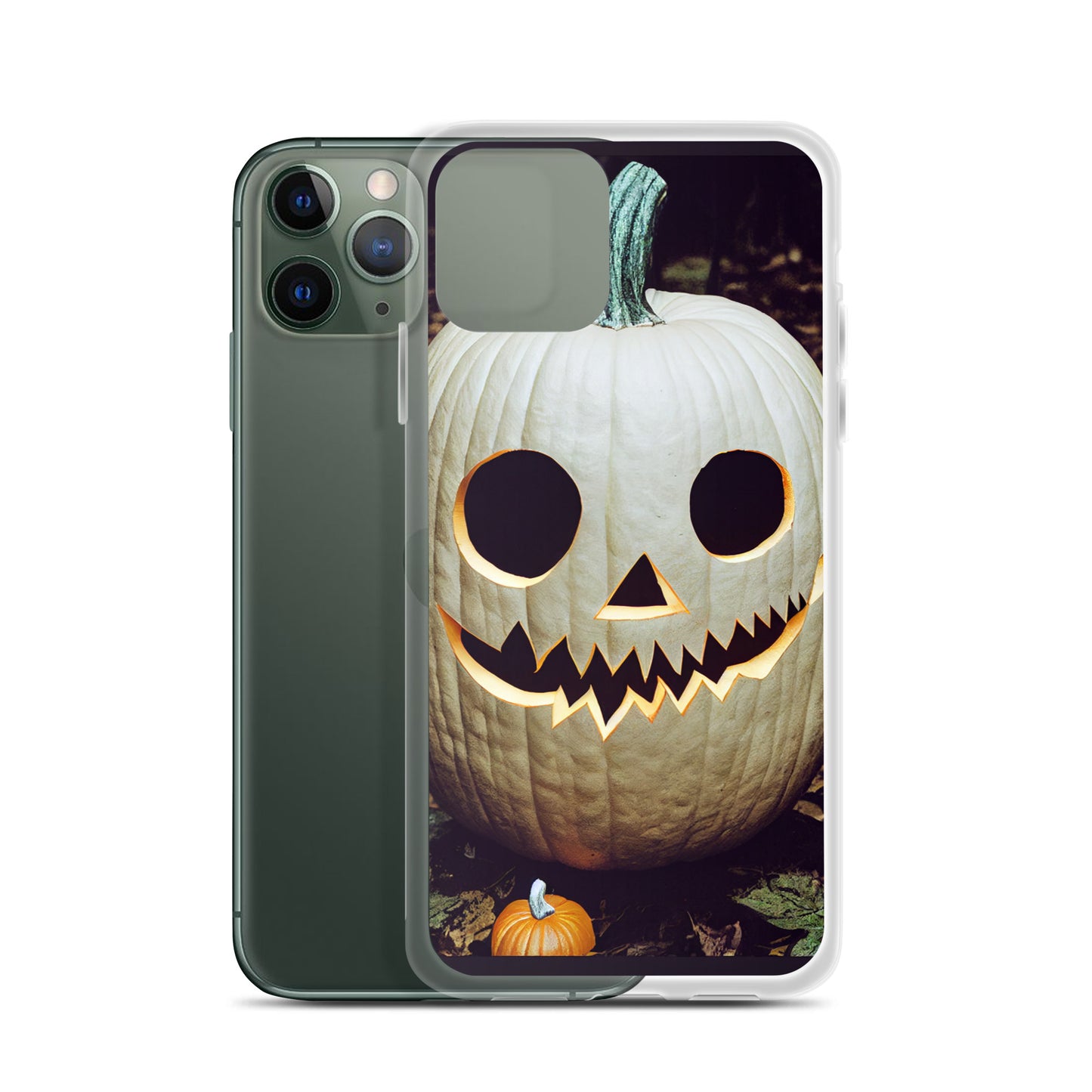 iPhone Case - Halloween White Jack-o-Lantern