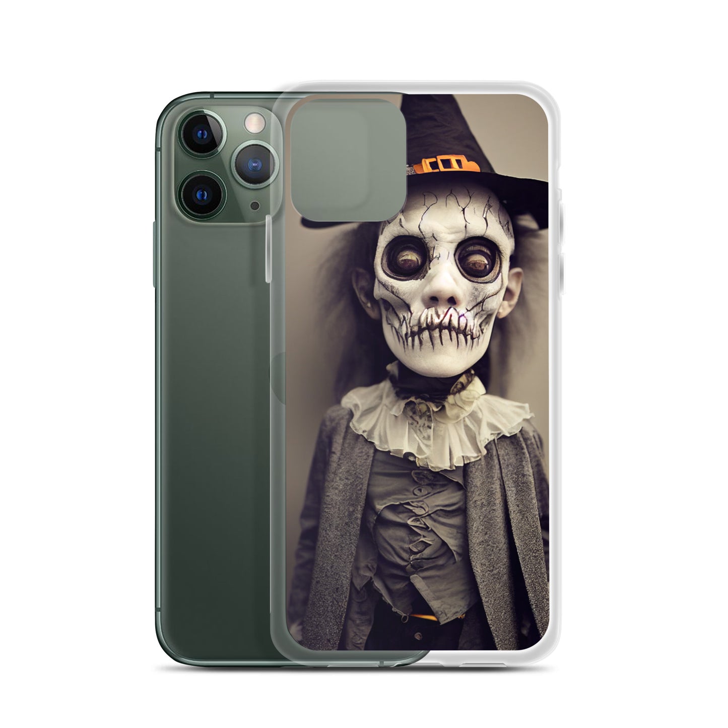 iPhone Case - Halloween Scary Witch Kid