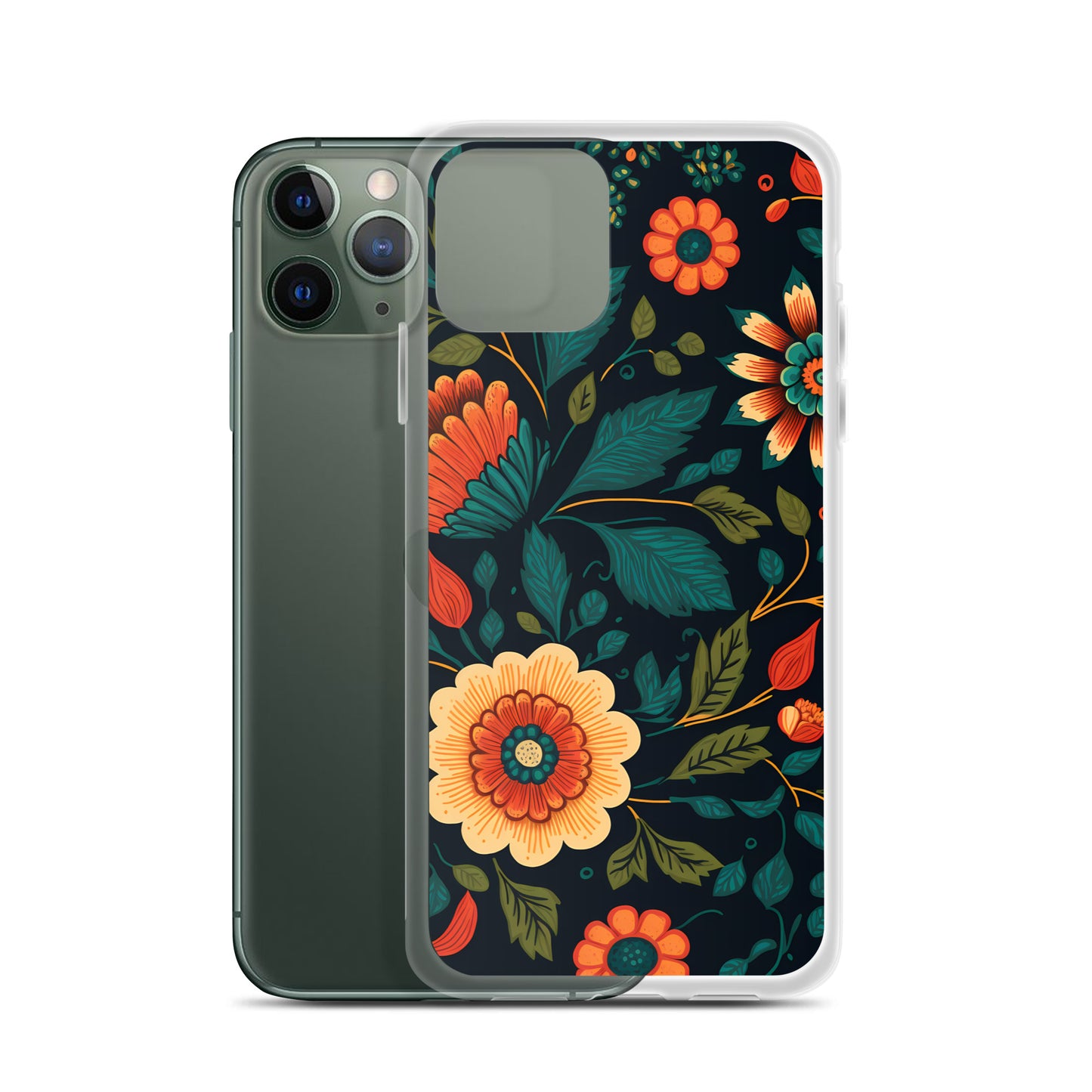iPhone Case - Orange Florals