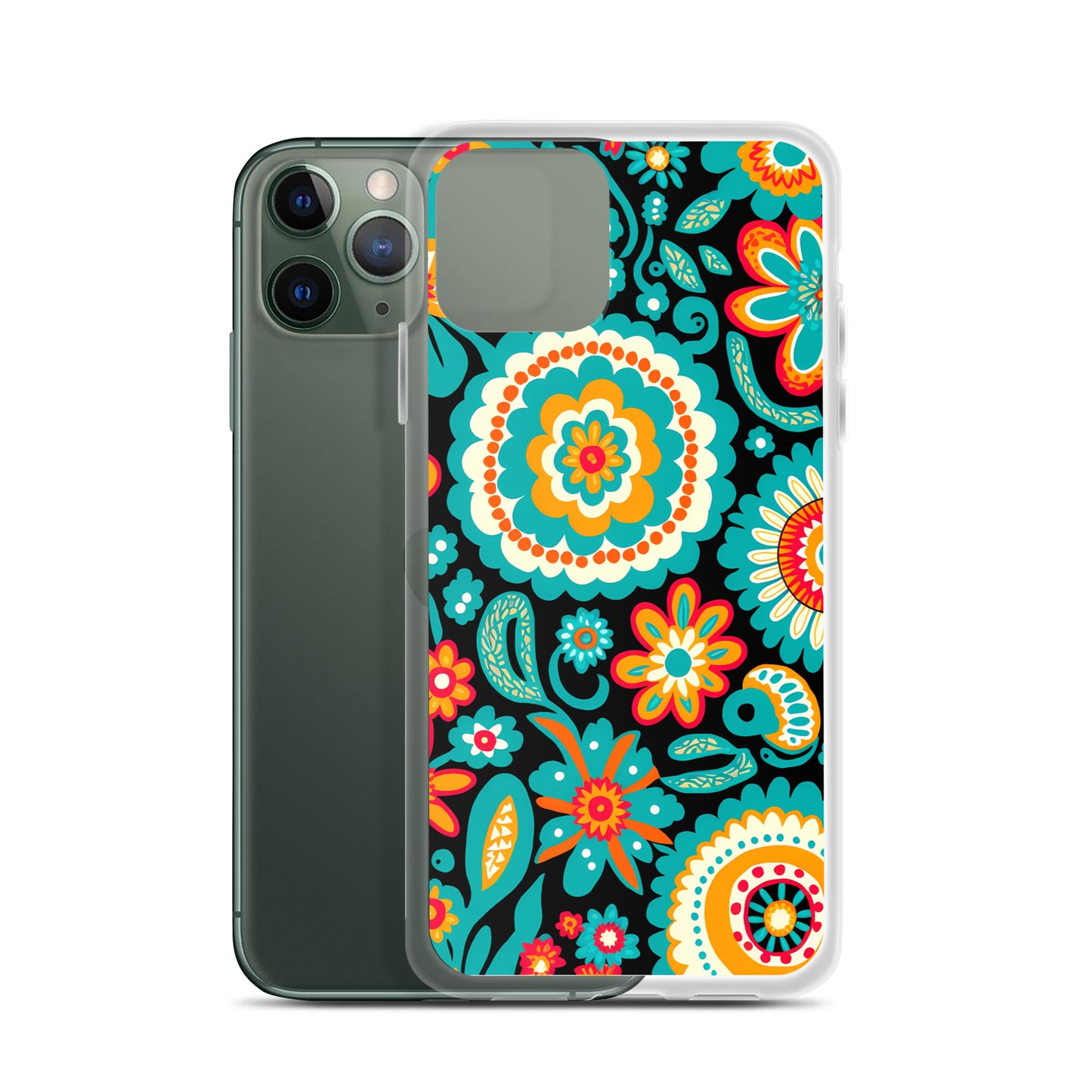 iPhone Case - Turquoise Floral