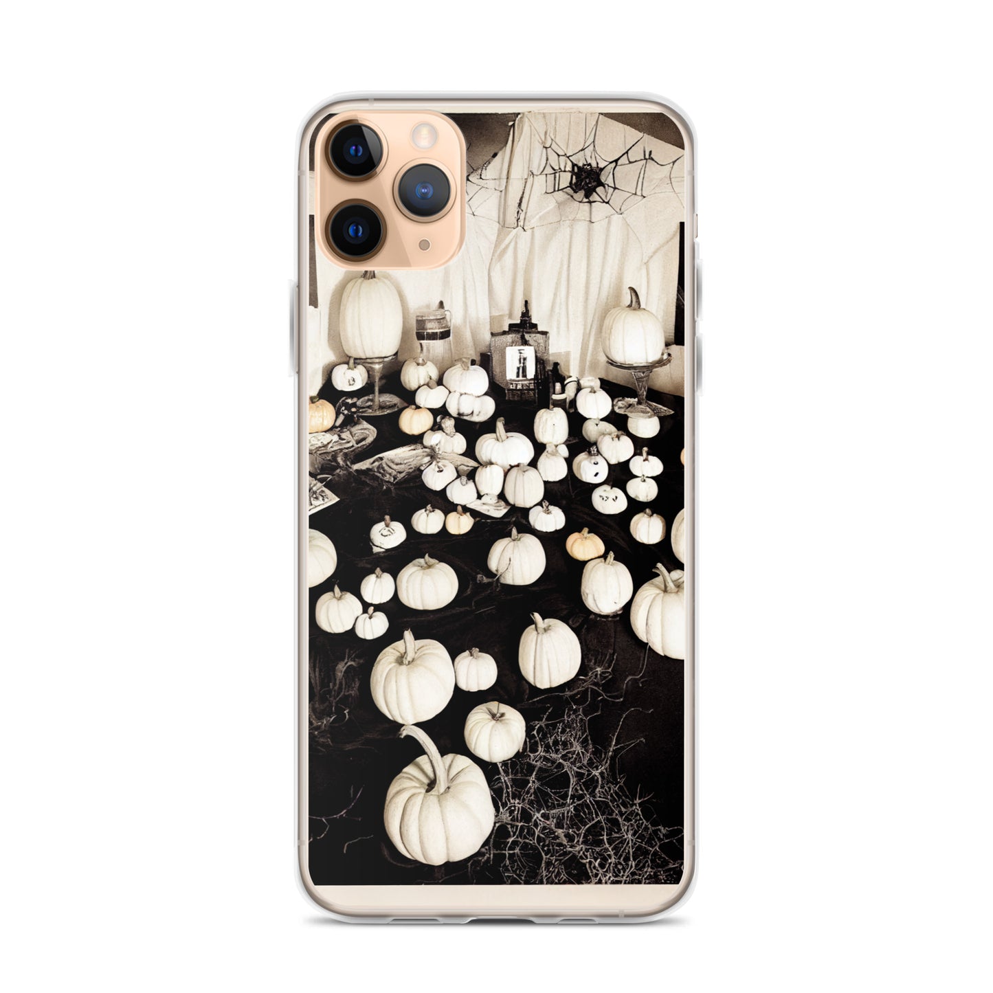 iPhone Case - Halloween White Pumpkins