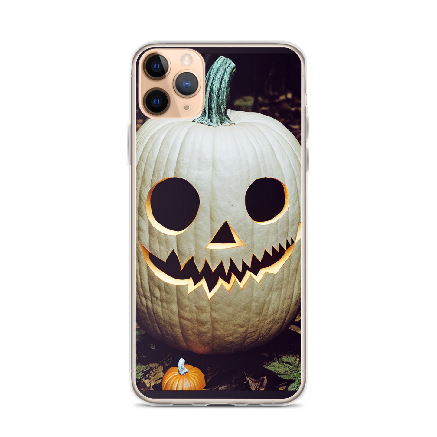 iPhone Case - Halloween White Jack-o-Lantern