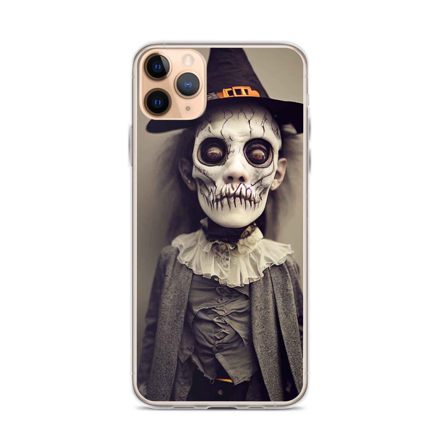 iPhone Case - Halloween Scary Witch Kid