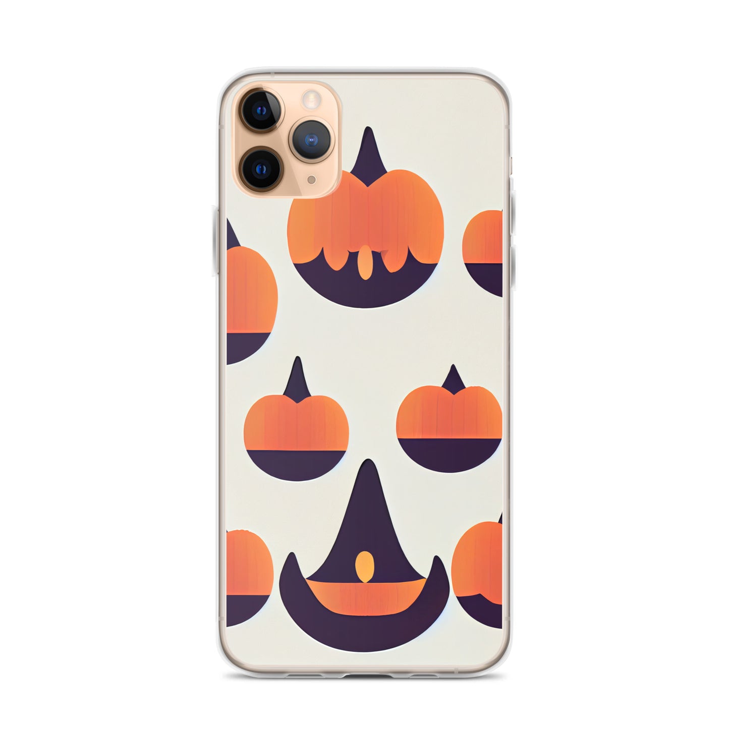 iPhone Case - Halloween Pumpkins and Witch Hats