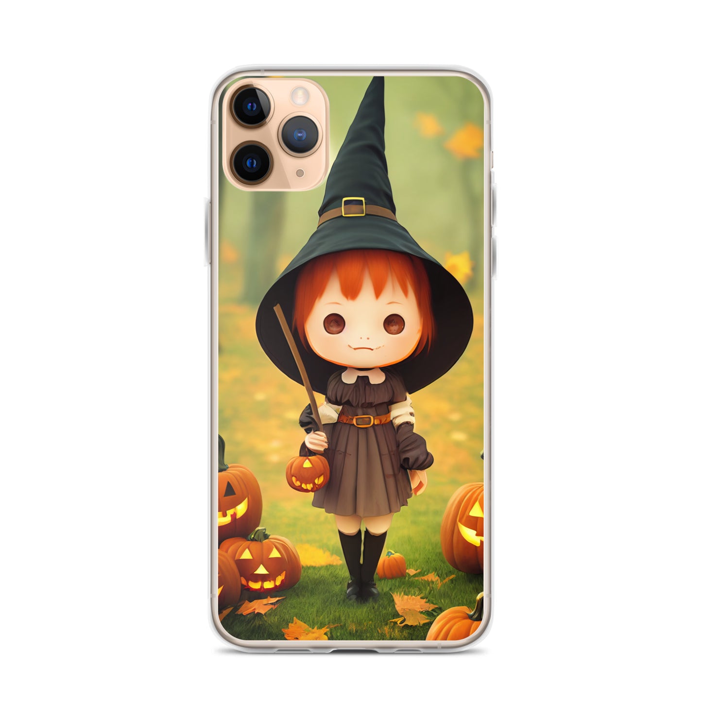 iPhone Case - Red Head Halloween Witch Girl