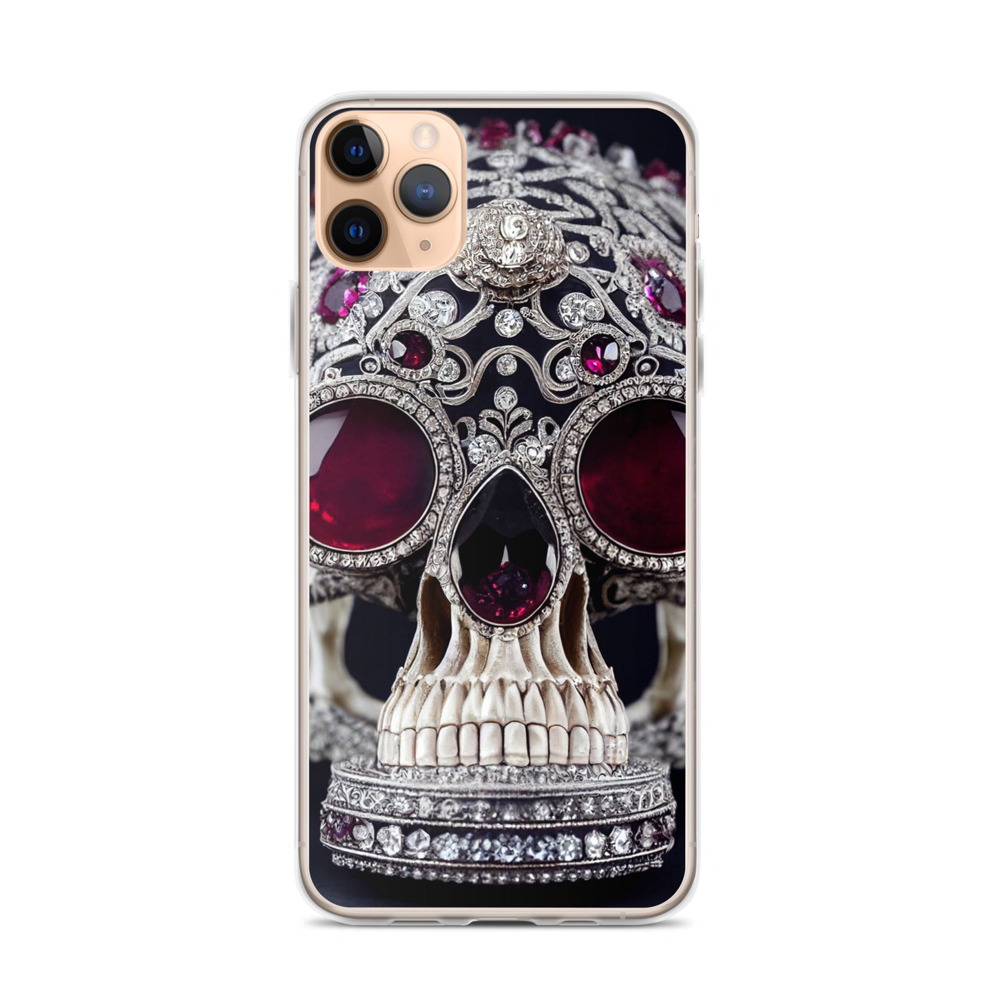 iPhone Case - Diamond and Ruby Skull