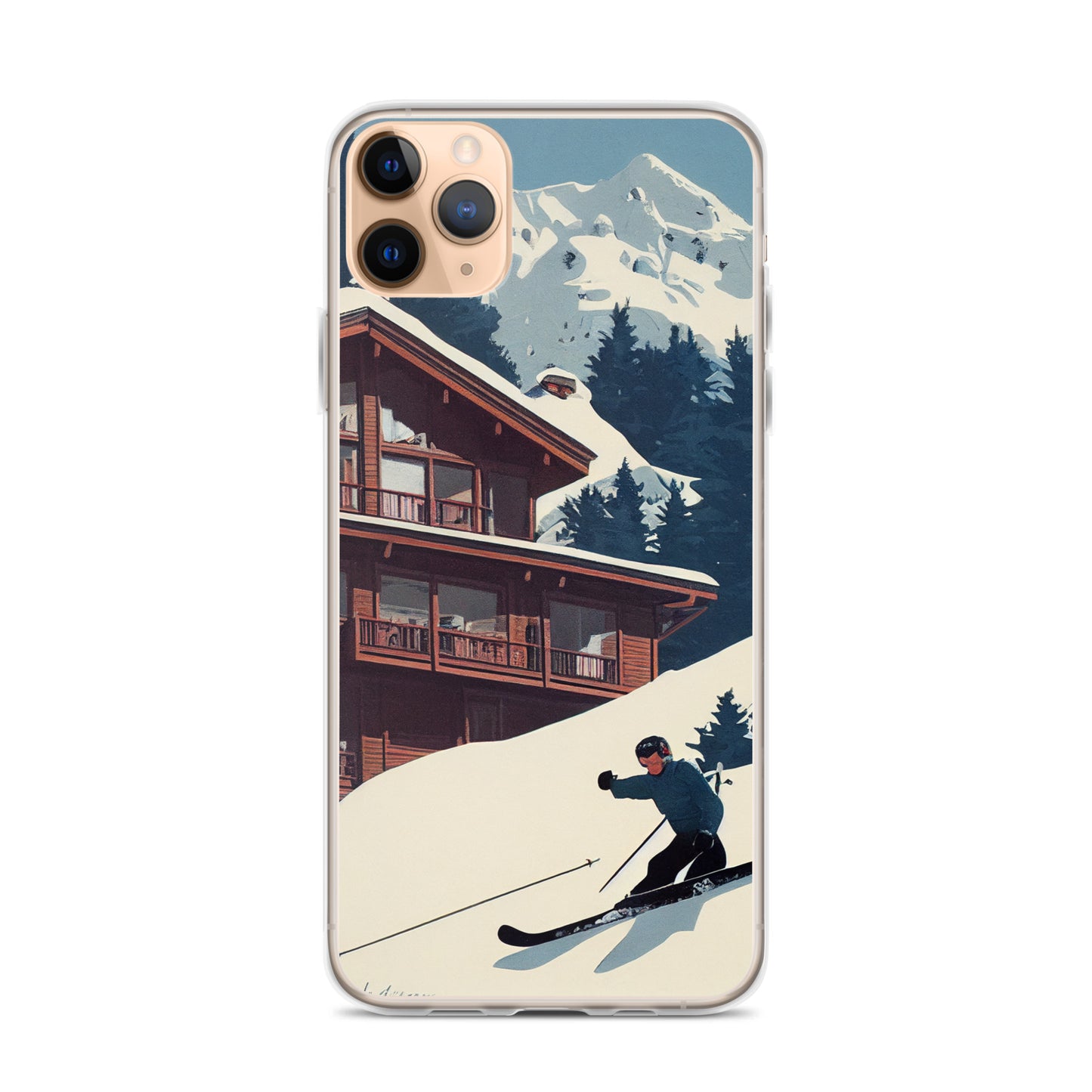 iPhone Case - Vintage Adverts - Ski Chalet