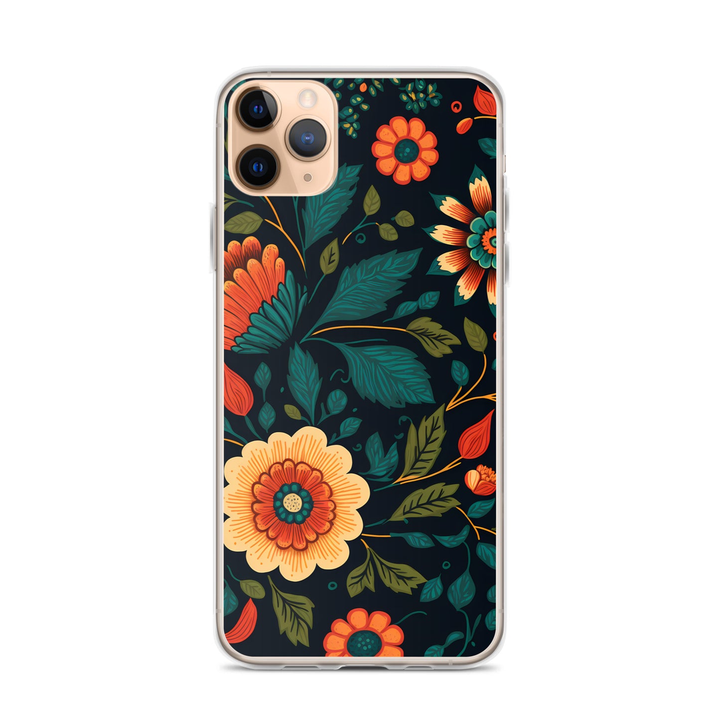 iPhone Case - Orange Florals