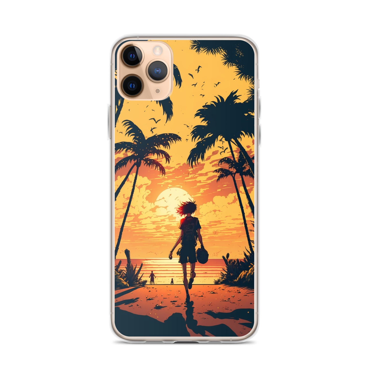iPhone Case - Sunset Beachgoer