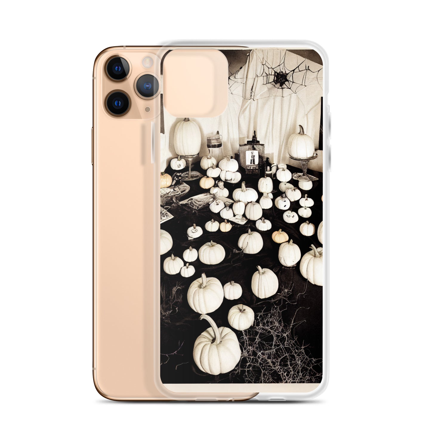 iPhone Case - Halloween White Pumpkins