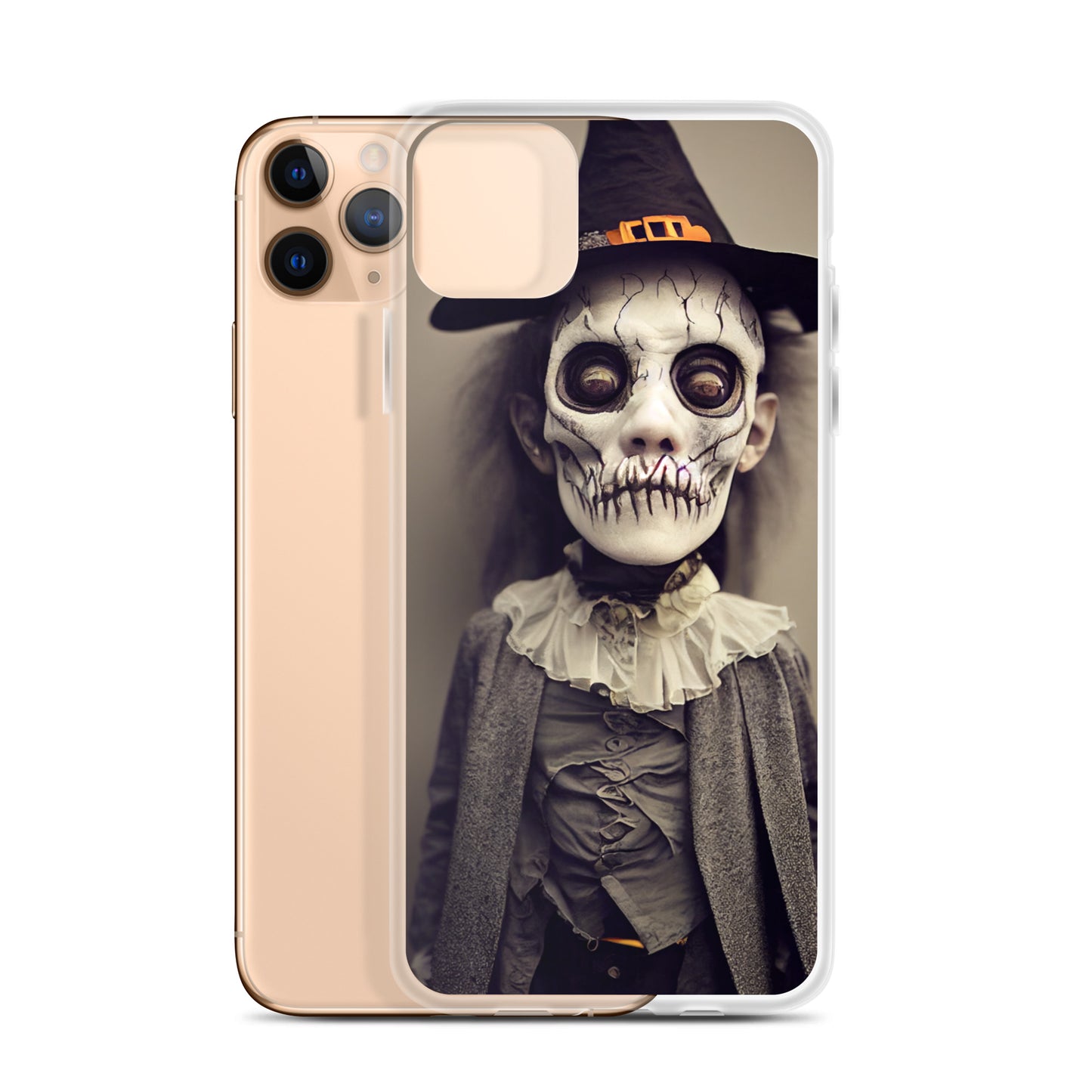 iPhone Case - Halloween Scary Witch Kid