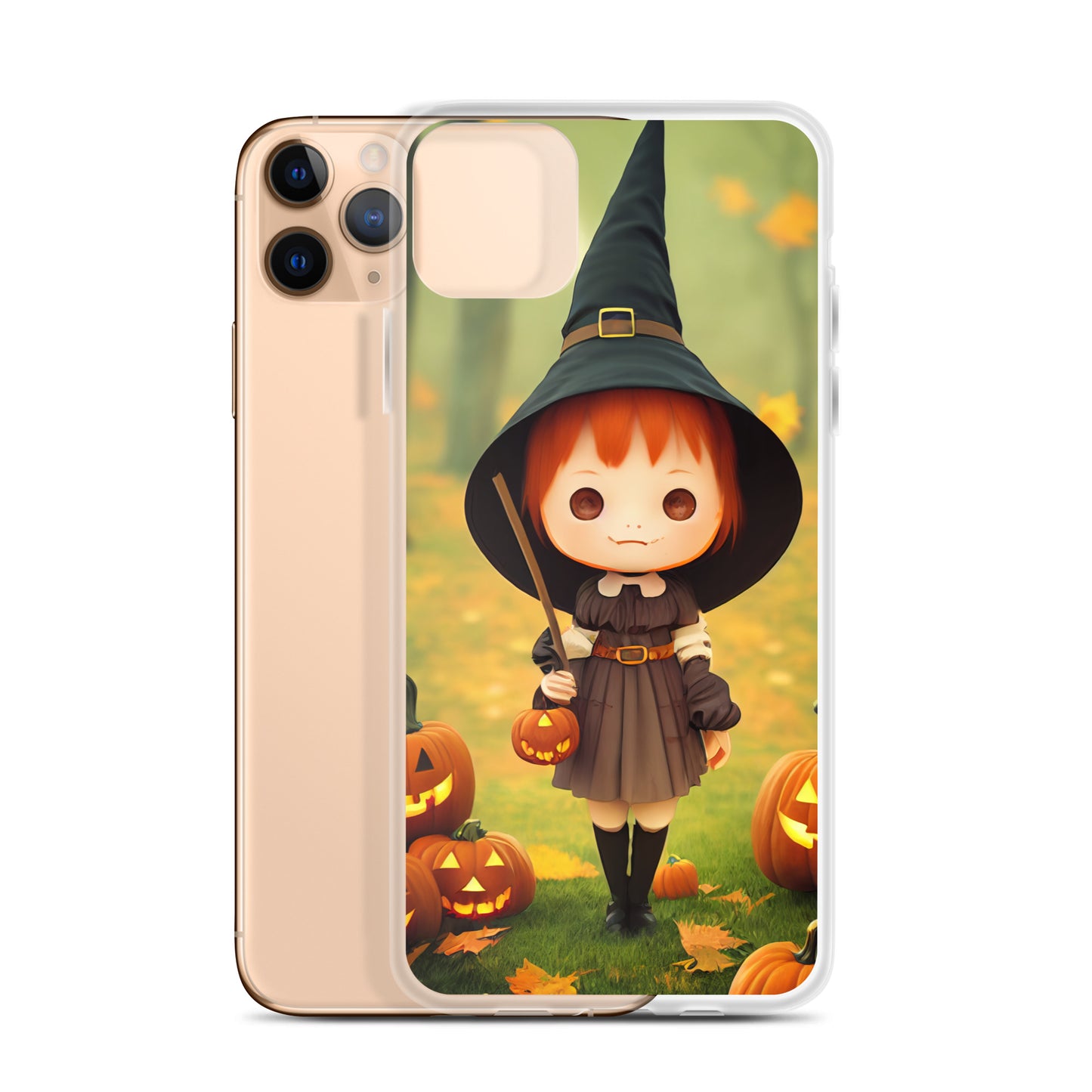 iPhone Case - Red Head Halloween Witch Girl
