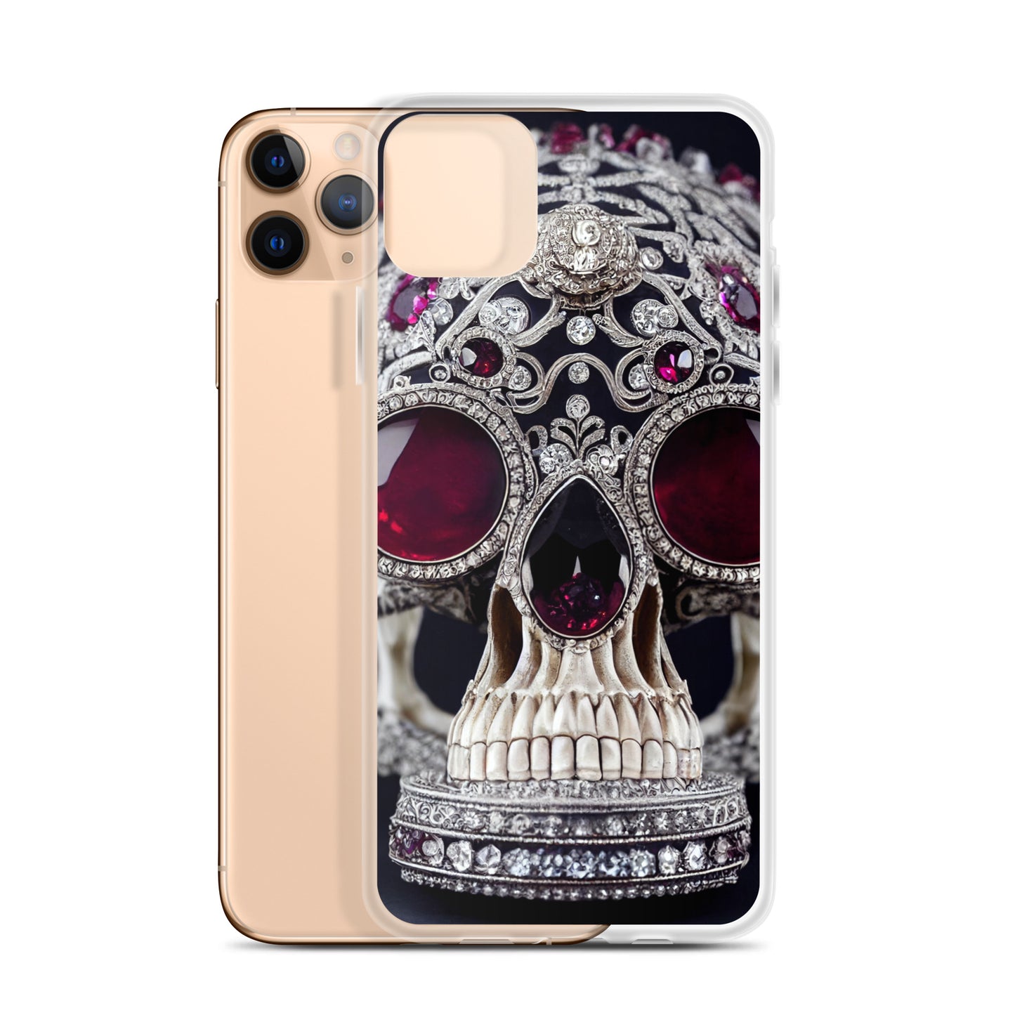 iPhone Case - Diamond and Ruby Skull