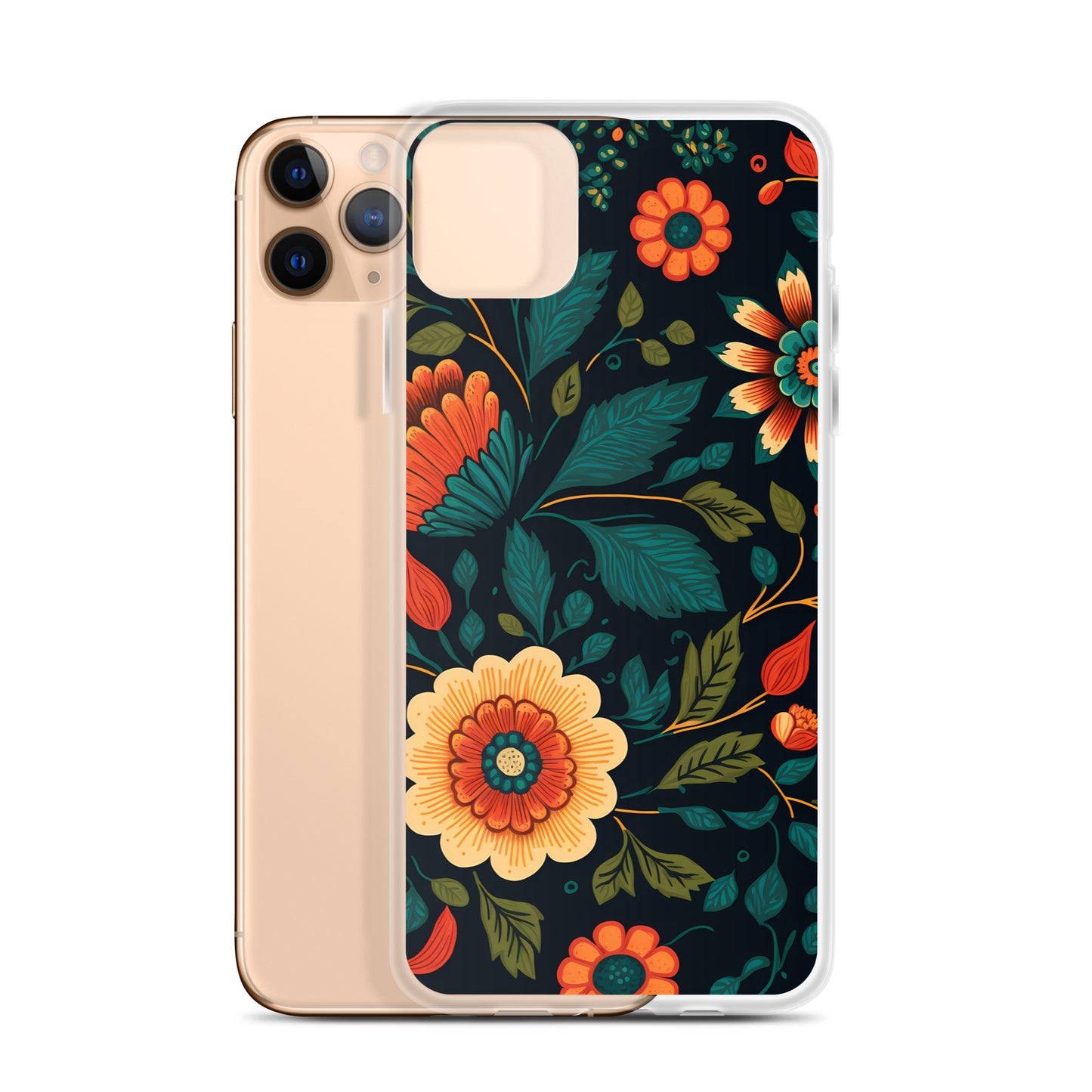 iPhone Case - Orange Florals
