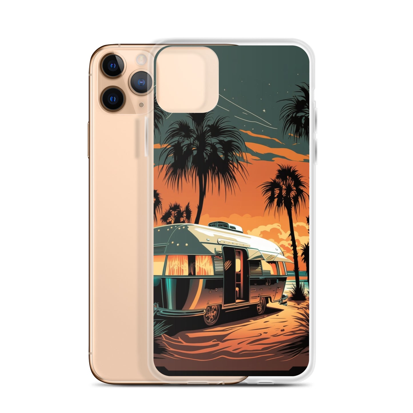 iPhone Case - Silver Beach Camper