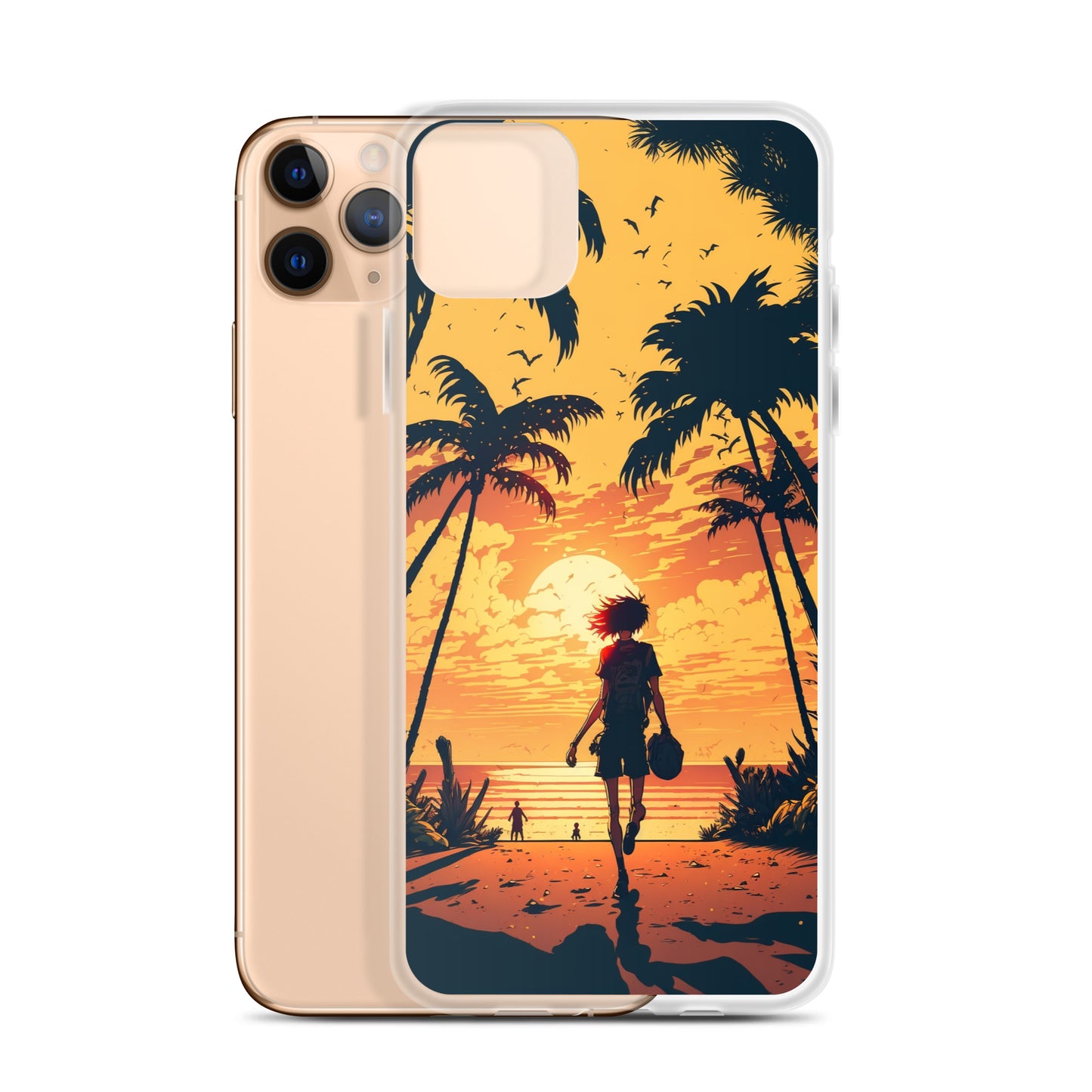 iPhone Case - Sunset Beachgoer