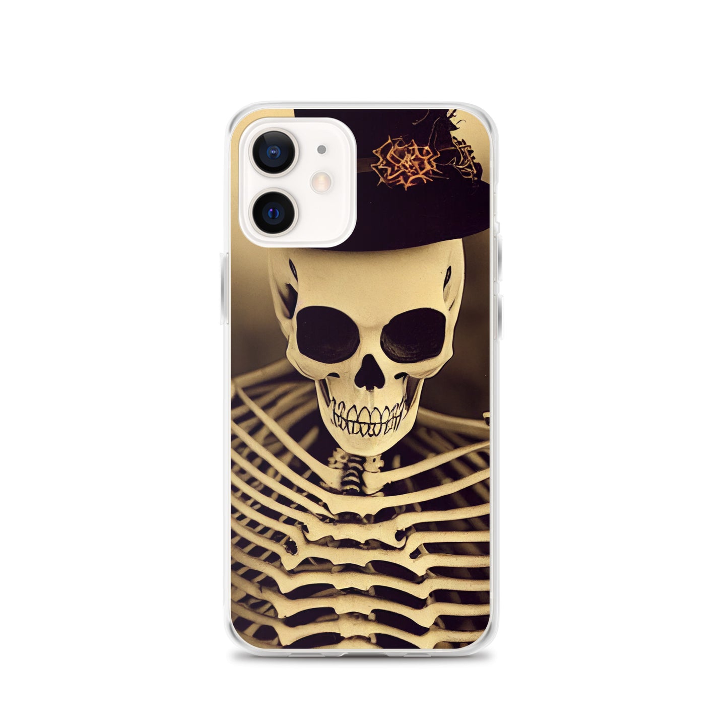 iPhone Case - Halloween Skeleton in a Hat