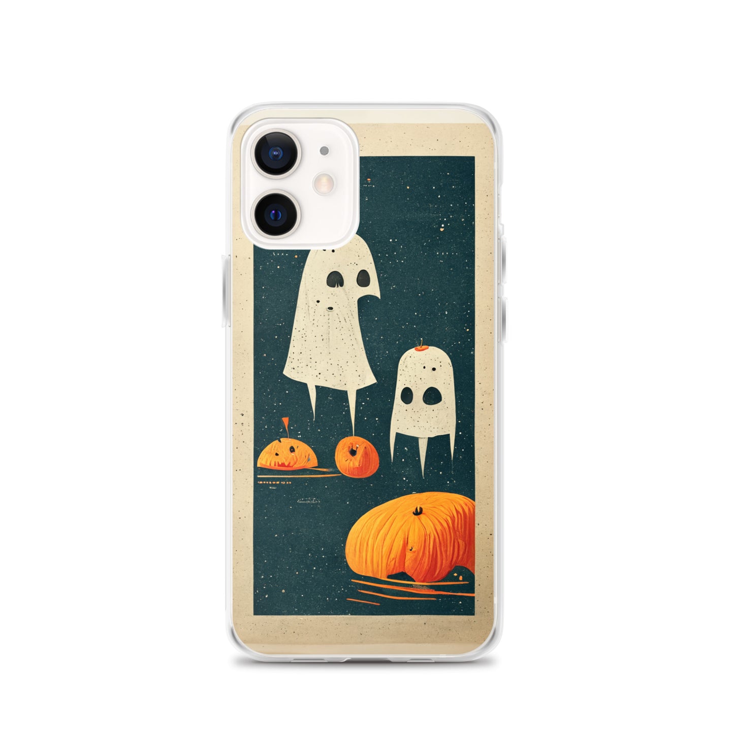iPhone Case - Halloween Ghosts and Pumpkins