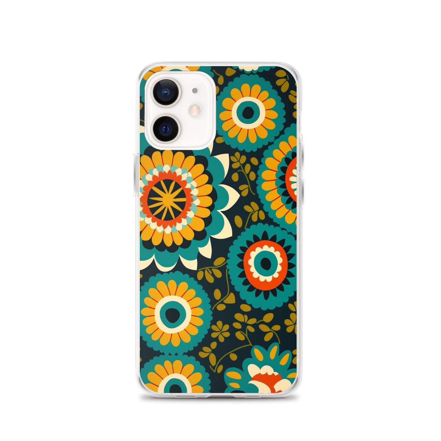 iPhone Case - Hints of Olive Floral Pattern