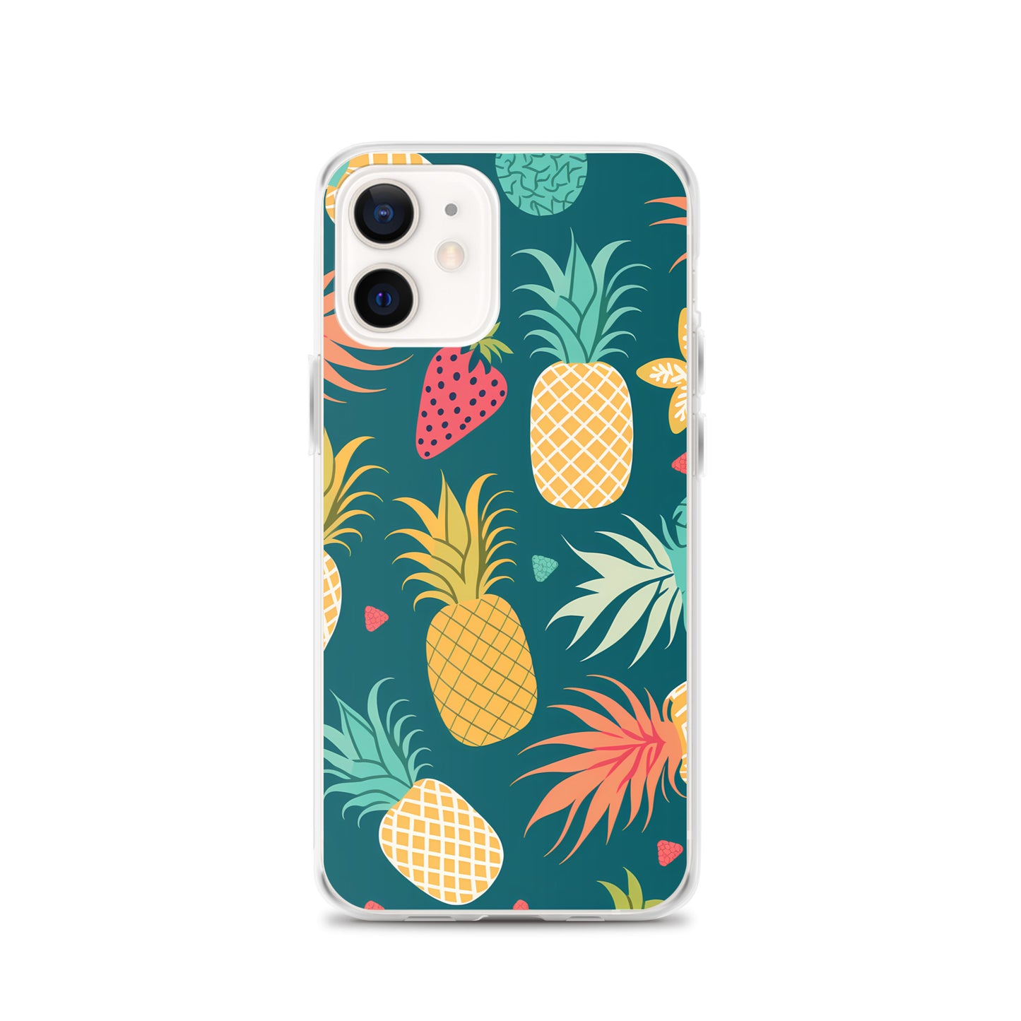 iPhone Case - Pineaples on Aqua
