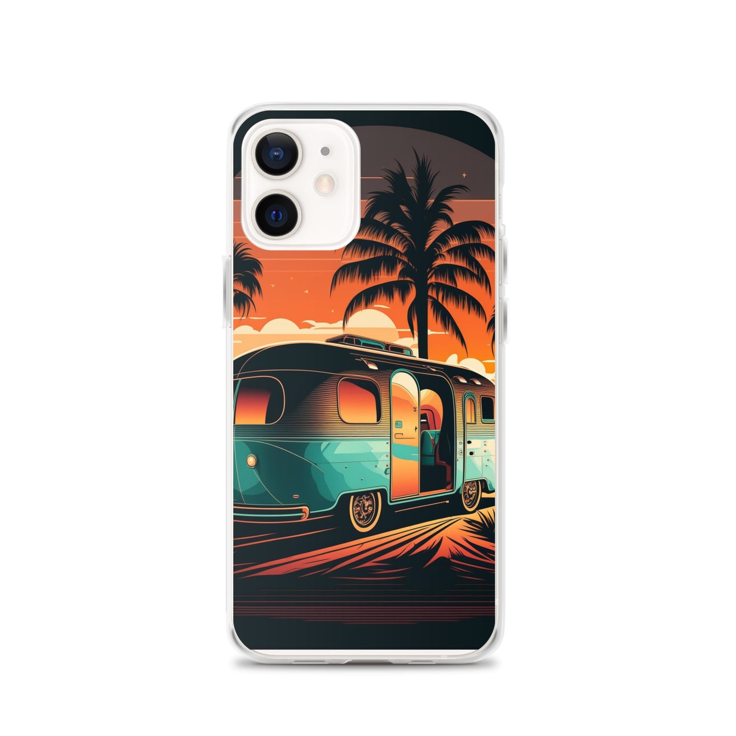 iPhone Case - Turquoise Camper at Beach Sunset